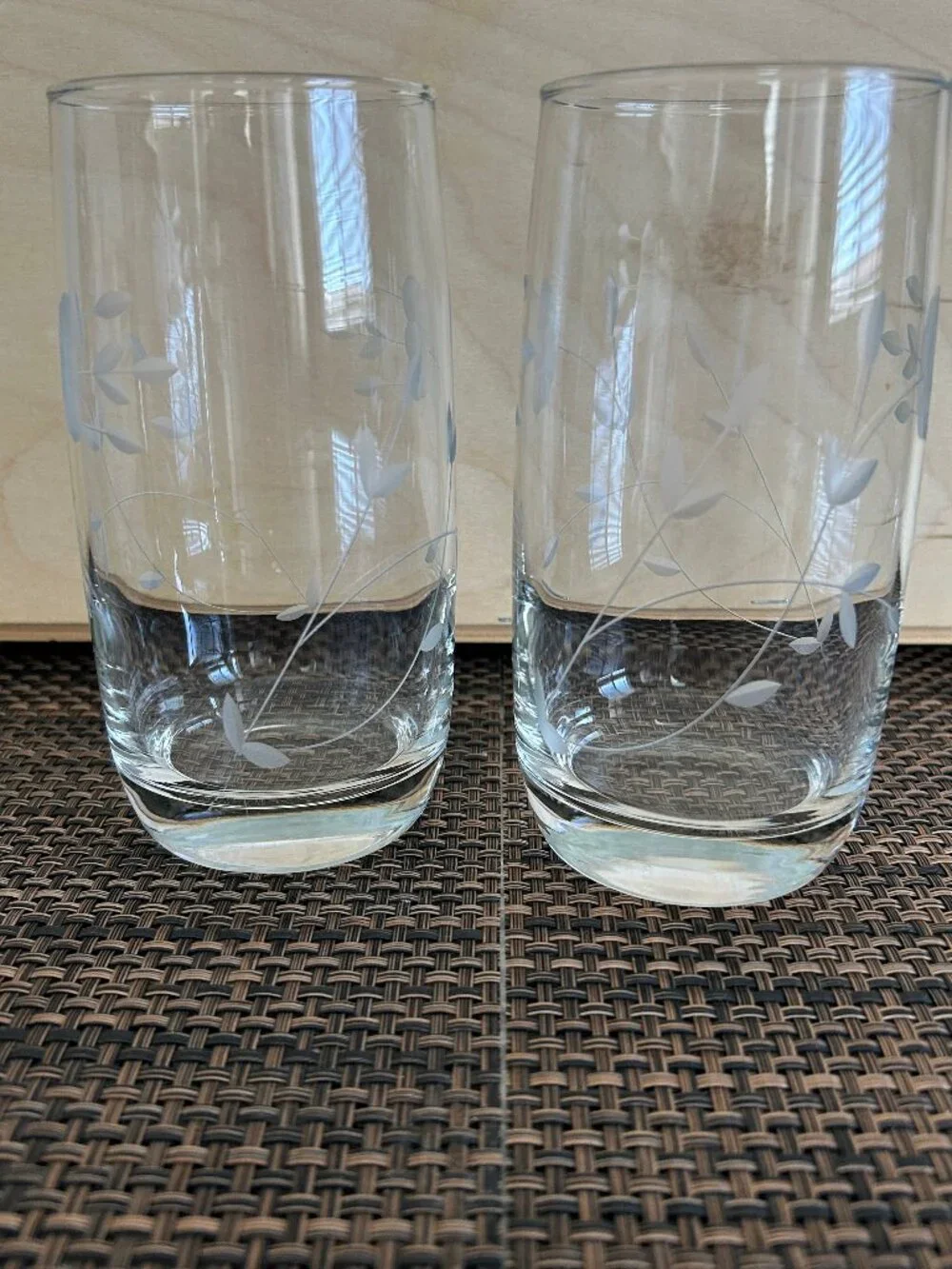Princess House #497 Crystal Glasses Set of 3 Original Box & Manual (PRICE DROP)!
